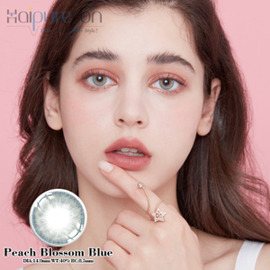 คอนแทคเลนส์ Haipurecon Peach Blossom Blue 14.0 มม