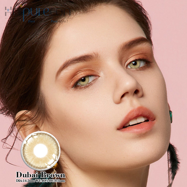 Haipurecon Dubai Brown 14,2 mm kontaktlääts