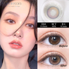 Haipurecon Lentille de contact paillet&eacute;e Bollycon violette 14,0 mm avec puissance