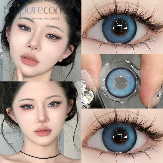 HAIPURECON BUBBLE BLUE 14.5 mm lensi ya mawasiliano