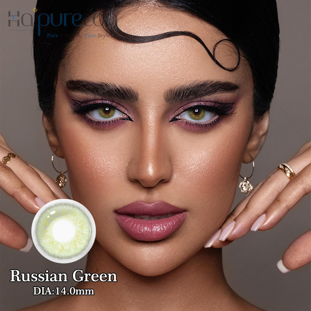 Haipurecon Russiese groen 14.0mm Kontaklense