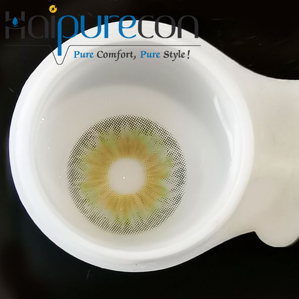 Furnizori de contacte colorate pe bază de prescripție, gri confortabili