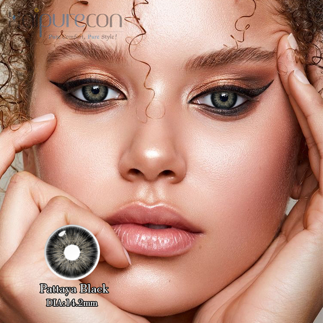 Haipurecon Pattaya Black 14.2mm contact lens 