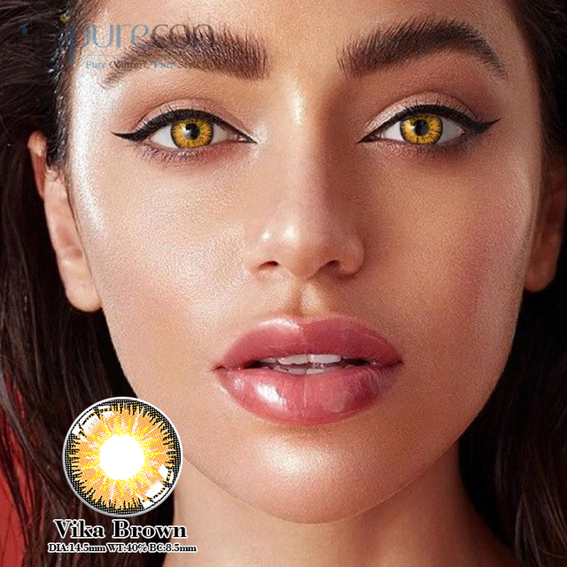 Haipurecon Vika Brown 14,5 mm Kontaklens