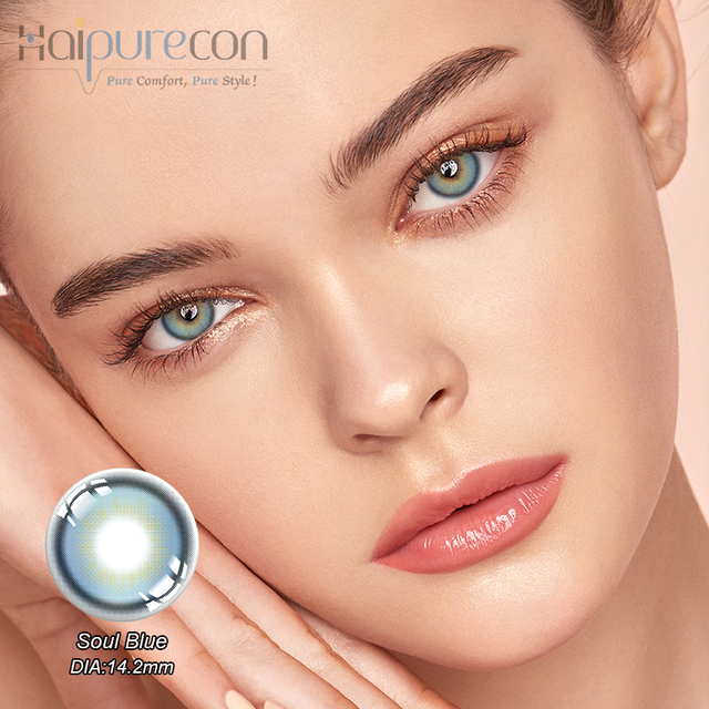 Haipurecon Soul Blue 14.2mm 콘택트 렌즈