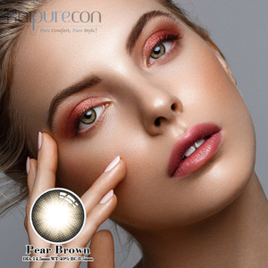 Haipurecon Pear Brown 14.5mm kontaklens met krag
