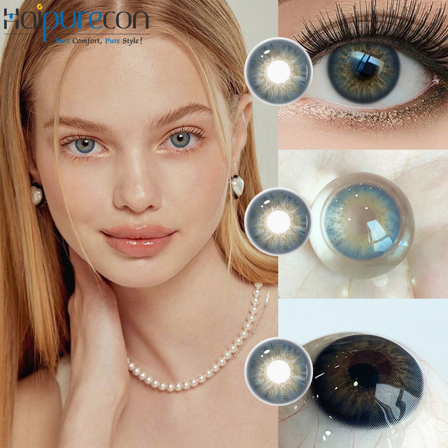 Hybrid Kitten Blue 14.2mm បរិមាណទឹក 40 ភាគរយ កែវយឹតប្រើប្រចាំថ្ងៃដែលលក់ដាច់បំផុត រចនាប័ទ្មសម្រស់