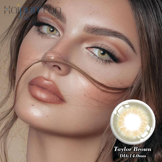 คอนแทคเลนส์ Haipurecon Taylor Brown 14.0 มม. พร้อมพลังงาน