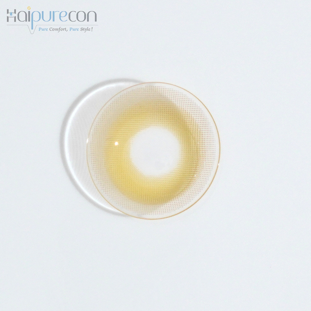 Lentes de contacto Haipurecon pixie brown de 14,2 mm con potencia