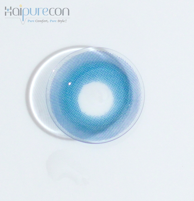 Lentes de contacto Haipurecon pixie azul de 14,2 mm