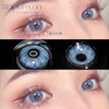 Haipurecon Gem blue 14.0mm contact lens na may kapangyarihan