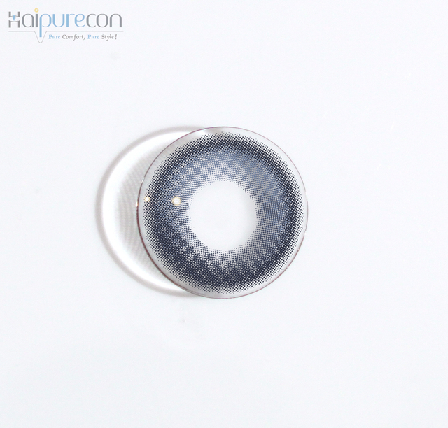 Haipurecon Basque BlueCe Blue 14.2mm Контакт линзалары Қуатпен