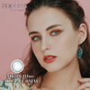 Haipurecon ME38 Blue 14.0mm contact lens na may kapangyarihan