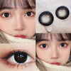 Haipurecon Black Eyes Black 14,5 мм қуатты контактілі линза