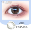 Φακοί επαφής Haipurecon Silas Lady Green 14,2mm με δύναμη