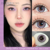 ハイプレコン デイリーコンタクトレンズ クラッシュアイスパープル 14.5mm 度あり