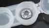 Haipurecon Cosplay kontaktne leće White Crack 14,5 mm 