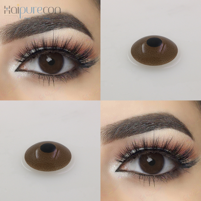 Lentes de contato prot&eacute;ticas de apar&ecirc;ncia natural Haipurecon