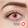 Haipurecon Cosplay Contact Lens Trauma Red 14.5 mm