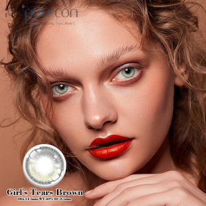 Haipurecon Girl se trane bruin 14.5mm kontaklens