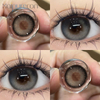 Kolorowe soczewki kontaktowe Haipurecon Korea szare 14,5 mm z mocą