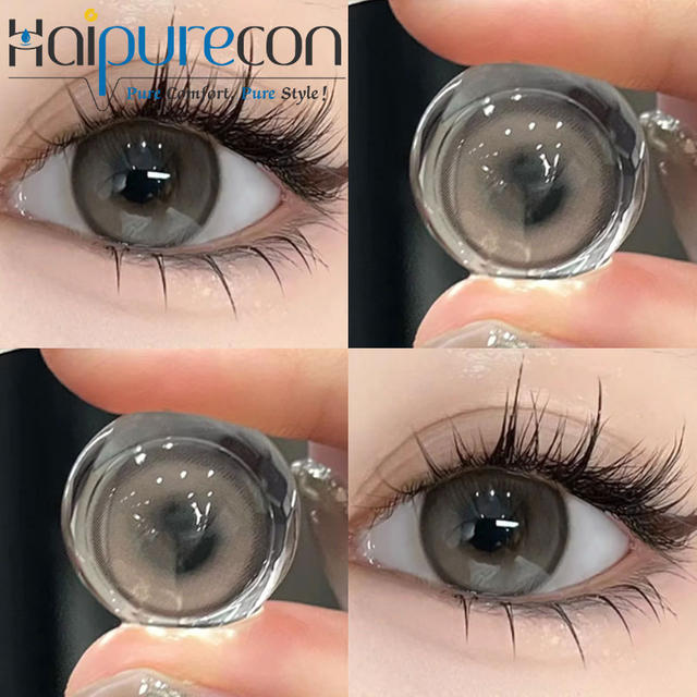 Haipurecon Honey Peach Gri 14.5mm Gri Anual Lentile de contact de unică folosință Comerț cu ridicata