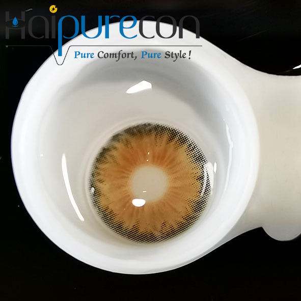  Мягкие коричневые цветные контакты по рецепту для продажи