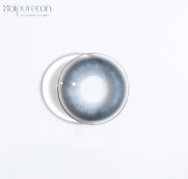 Haipurecon Human Barbie Blue 14.5mm contact lens na may kapangyarihan