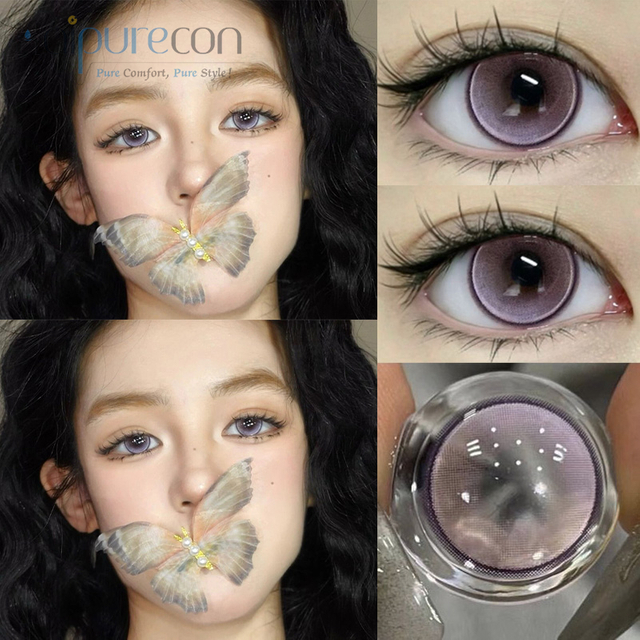 Haipurecon Color Contact ոսպնյակներ Comet Amethyst 14.2 մմ