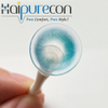 لنزهای تماسی آبی Haipurecon Peach Nectar Blue 14.5mm 40% Content Water for Blondes with UV Blocking