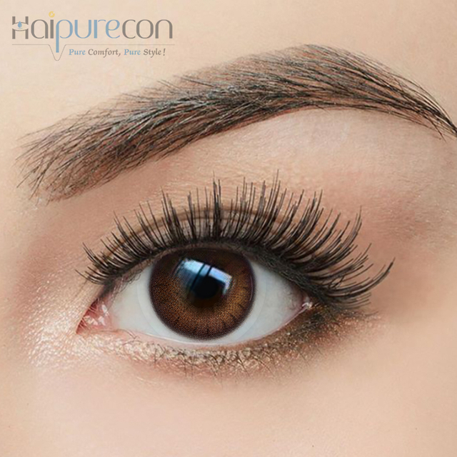 Haipurecon Dark Night Red Bean 14.2mm Lensa Kontak