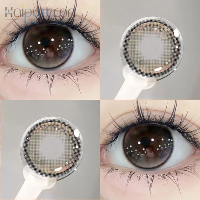 Haipurecon Ry Nyeusi 14.2 mm lensi ya mawasiliano na nguvu