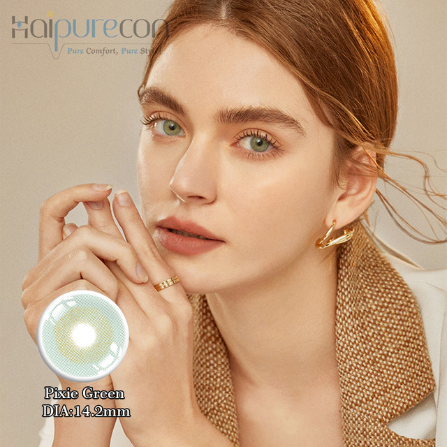 Lentes de contacto Haipurecon pixie Verde 14.2mm