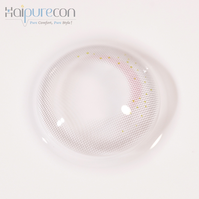 Haipurecon ירח בר אפור 14.0 מ'מ עדשת מגע עם כוח