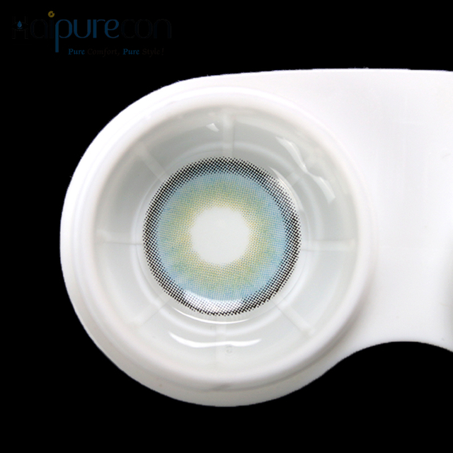 HaipureCon Himalaia azul 14,0 mm Lente de contato