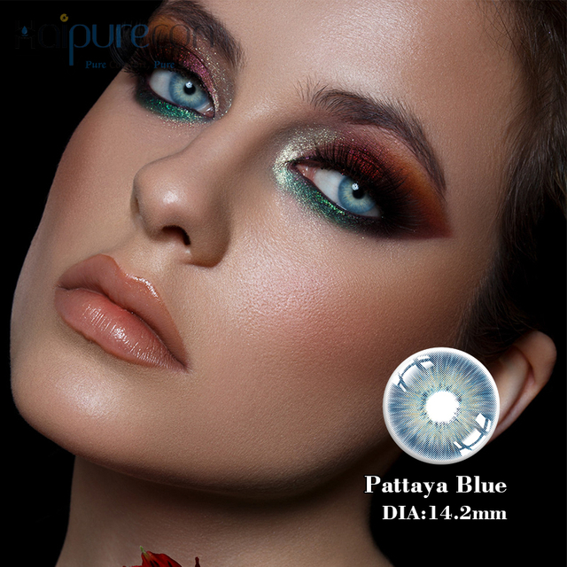 Haipurecon Pattaya Blue 14.2mm contact lens