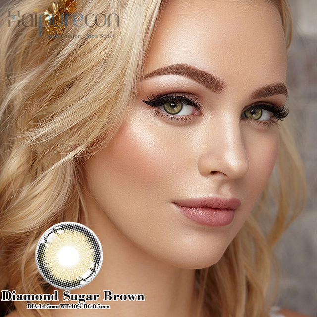 Haipurecon Diamond Sugar Brown 14.5mm kanta sentuh dengan kuasa