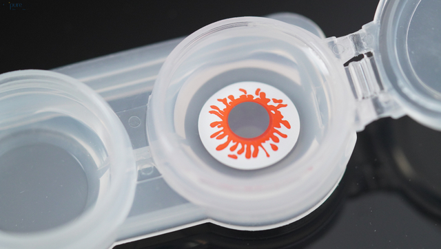 Lentes de contacto Haipurecon Cosplay Trauma Red 14.5 mm