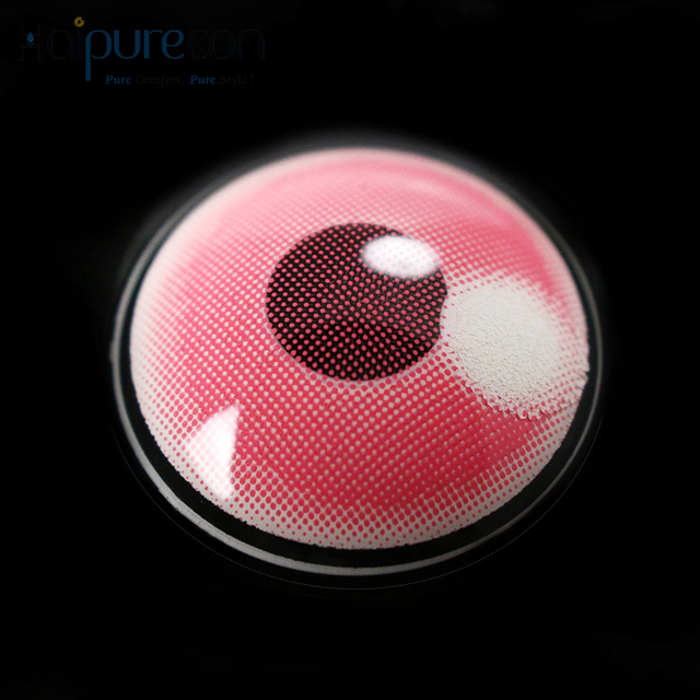 Haipurecon Cosplay Cosplay Lens Lens Lens жижиг тойрог ягаан 14.5мм 