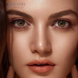 Haipurecon ڈارک نائٹ ریڈ بین 14.2 ملی میٹر کانٹیکٹ لینس
