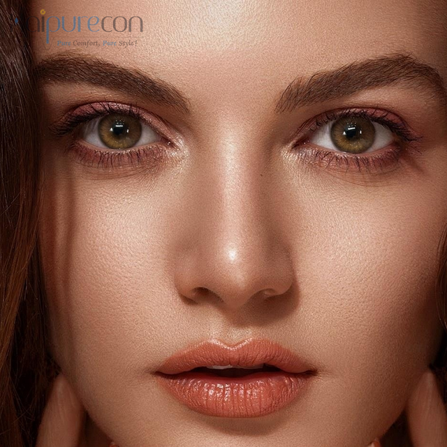 Haipurecon Dark Night Red Bean 14.2mm Lensa Kontak