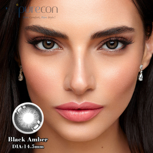 Контактні лінзи Haipurecon Black Amber 14,5 мм із потужністю
