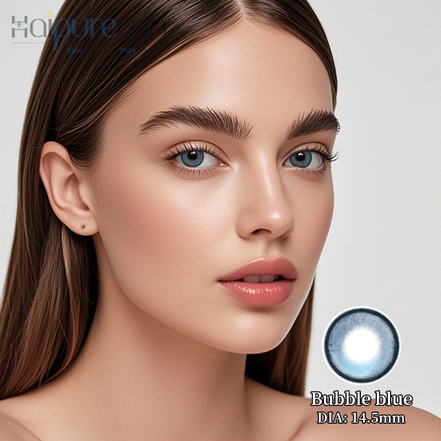 HAIPURECON BUBBLE BLUE 14.5 mm lensi ya mawasiliano
