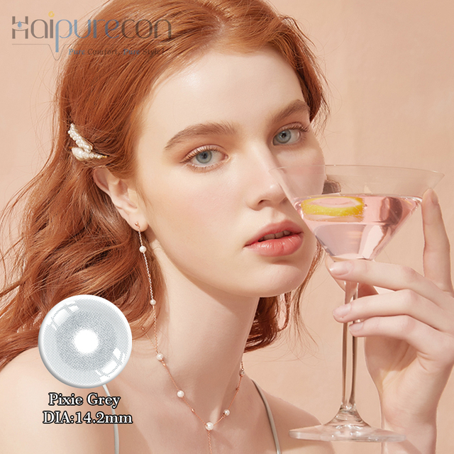 হাইপুরকন পিক্সি গ্রে 14.2 মিমি কন্টাক্ট লেন্স