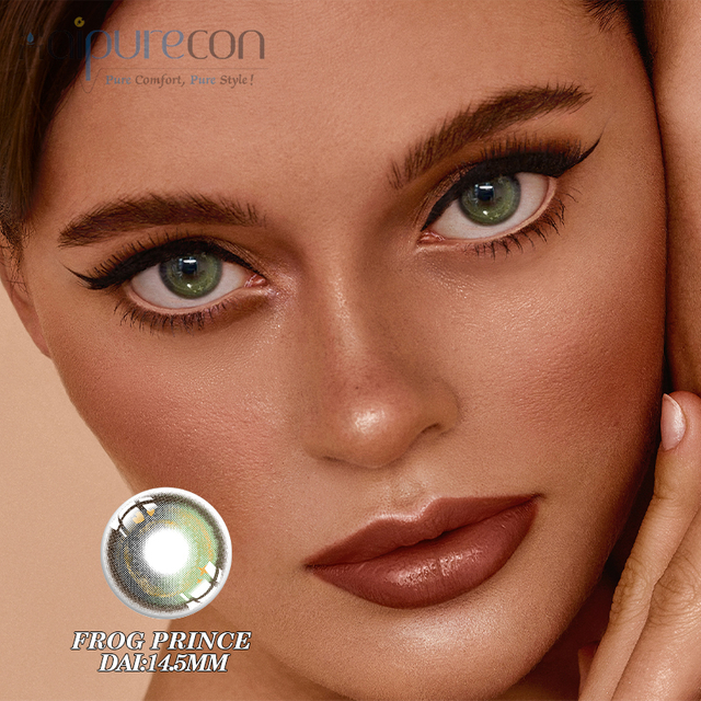 Haipurecon Green 14.5mm renkli kontakt lensler