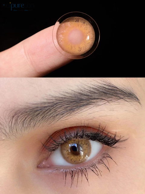 Haipurecon Russian Brown 14,0 mm kontaktní čočky