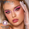 Haipurecon Fairy Butterfly Pink Cosplay የእውቂያ ሌንሶች 14.5ሚሜ በየአመቱ ሊጣሉ የሚችሉ CE እና ISO የተረጋገጠ