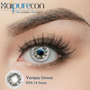 Lentilles de contact Haipurecon Vermis Green Cosplay - Jetables annuellement 14,5 mm