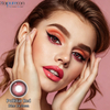 Haipurecon Puffstar Red 14.2mm Vibrant Sparkle Kontaktlencs&eacute;k 8.6mm BC 40% V&iacute;z &Eacute;vente CE ISO Passionate Eye Beauty Factory