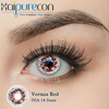 Haipurecon Vermis Red Cosplay kontaktl&auml;&auml;tsed – aastased &uuml;hekordsed 14,5 mm